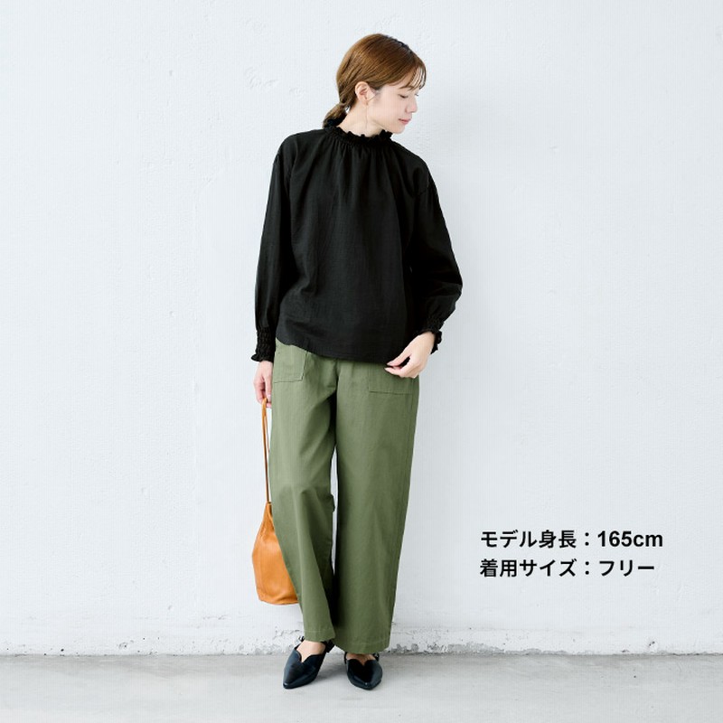 kapital フリンジブラウス　マスタード　シャツ 再入荷【30％OFF】各色1点限り/綿麻シタール＆タブラブロック
