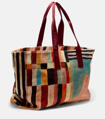 Alémais x LRNCE Michelle Large printed canvas tote bag