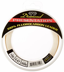 Momoi Hi-Catch Fluoro Carbon Line Leader with 50-Pound Test 25100-Yard Coil Size 0.66-Millimeter Diameter Clear