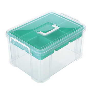 KEYWAY手提雙層整理箱/HK15/15L