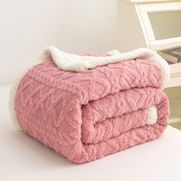跨境亞馬遜塔芙絨加厚羊羔絨毯子舒棉絨四季毛毯蓋毯午休毯秋冬