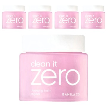 BANILA CO 芭妮蘭 台灣公司貨 ZERO零感肌瞬淨卸妝霜 經典潤澤  180ml  5罐