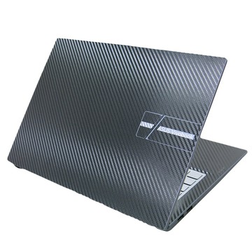 【Ezstick】ASUS VivoBook K3400 K3400PH 筆電機身貼｜黑色卡夢紋｜上蓋+鍵盤週圍+底部貼