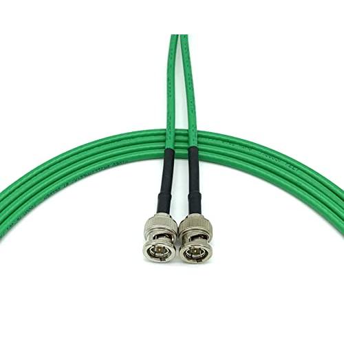 AV-Cables 3G 6G HD SDI Mini RG59 BNCケーブル Belden 1855a (10フィート、グリーン)