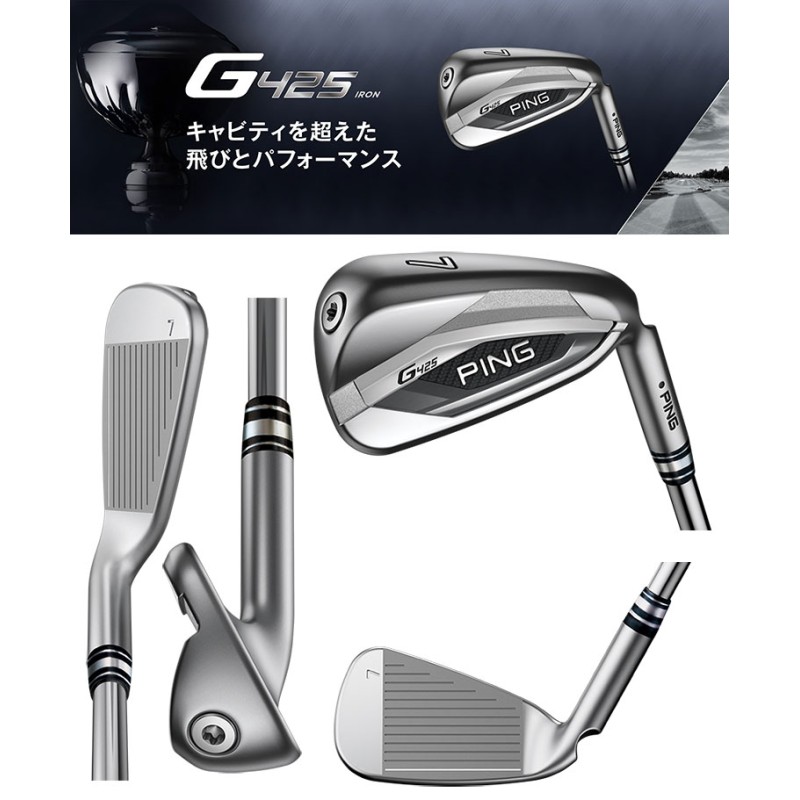 ピン G425 アイアンセット 6本組(5I-PW) ALTA J CB SLATE PING ゴルフ