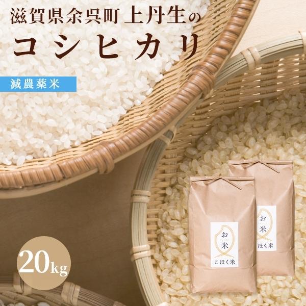 令和５年 滋賀県余呉町産 上丹生のコシヒカリ 20kg 