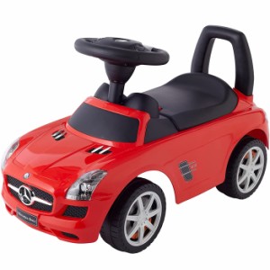 乗用メルセデスベンツ SLS AMG レッド 乗用玩具 足けり車 子供用