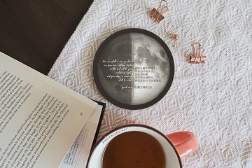 中秋節福音禮物 | 月亮經文杯墊 | 以賽亞書60:20