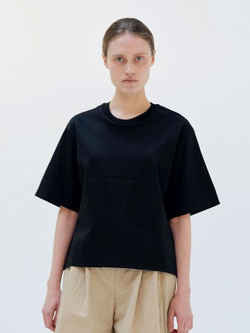 Stand Round Short Sleeve T-Shirt _4colors