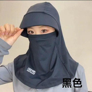 🔥臺灣出貨🔥夏季子女面罩遮脸防户外骑行遮脸护颈面罩太阳帽面罩全脸