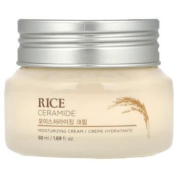 The Face Shop, 稻米神經醯胺，保濕霜，1.69 液量盎司（50 毫升）