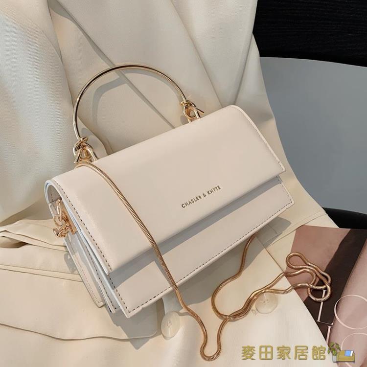 側背包 高級質感小包包女夏2021新款潮手提小方包法國小眾百搭鏈條斜背包