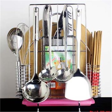 加厚不銹鋼刀架 砧板筷子菜刀廚房用品收納架刀座刀具廚具置物架