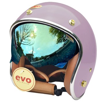 ca312 ca312s veuns 電鍍內墨鏡 丁香紫 復古 騎士帽 泡泡鏡