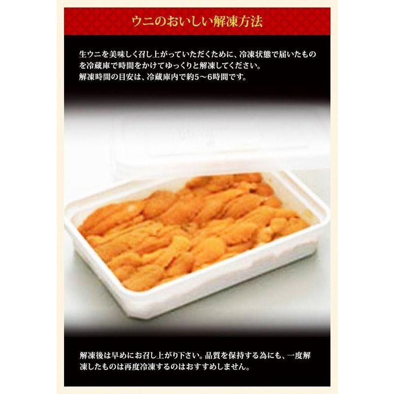 尾張まるはち うに 無添加 冷凍 生ウニ 刺身用 ミョウバン不使用 1kg(100gx10P)