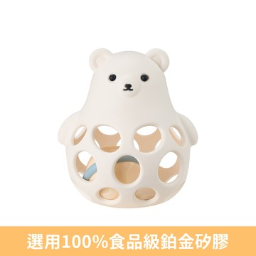 大白熊洞洞固齒搖鈴玩具