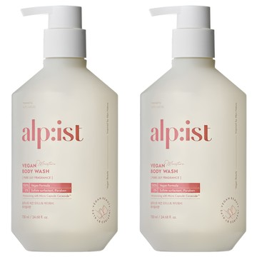 Alpist 保濕香氛沐浴乳 Pure Lily  730ml  2瓶