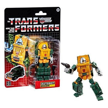 【超萌行銷】孩之寶 變形金剛 復古系列 HEROIC AUTOBOT G1 人物組 博派 BRAWN 大漢