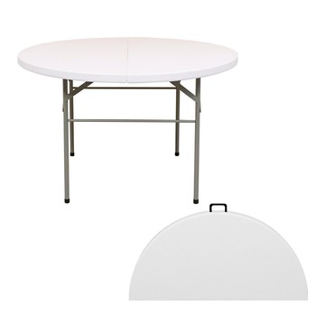 多用途萬用摺疊圓桌 野餐桌 展示桌會議桌 露營桌【LOGIS邏爵】【ZY-122RZ】