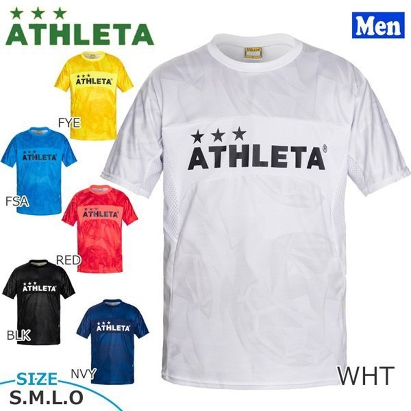 ATHLETA サッカーウェア 半袖 練習着 アスレタ プラクティスシャツ フットサル ath-21ss 通販 LINEポイント最大GET |  LINEショッピング