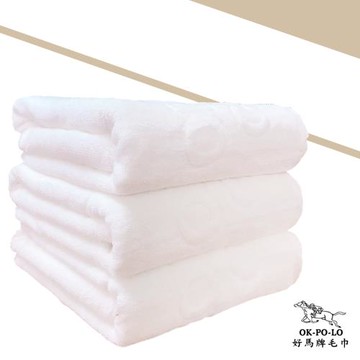 【OKPOLO】台灣製造有機棉吸水浴巾(吸水厚實柔順)