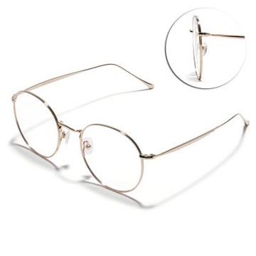 CARIN圓框光學眼鏡/金#BREEZE XR C3