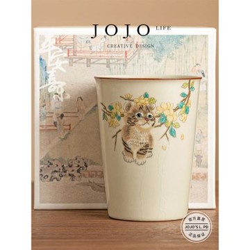 JOJO'S L. PD.Word.汝窯萌貓隨手杯陶瓷功夫茶具禮盒裝 | 新聞