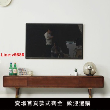 【台灣公司 超低價】全實木電視柜小戶型迷你小型超薄超窄全實木簡易極簡落地電視機柜