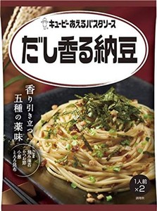 キユーピー あえるパスタソース だし香る納豆 30.3G×2P×6個