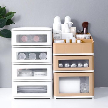 化妝品抽屜收納盒護膚品收納神器儲物櫃辦公用品桌面整理置物架子 年終特惠
