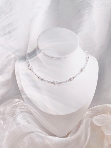 CLOUD & RAINDROP CHOKER