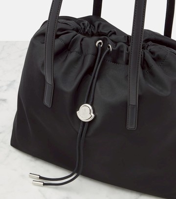 Moncler New Trick leather-trimmed tote bag