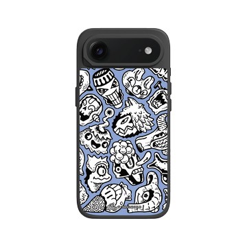 iPhone Air SolidX 黑 - Ted Leonid Melendres - Puzzle Heads Blue 藍謎