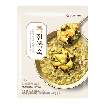 OURHOME 愛味弘 韓國鮑魚粥 270g  1包