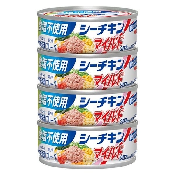 はごろもフーズ食塩不使用シーチキン マイルド 70g×4缶 1個 はごろもフーズ 缶詰