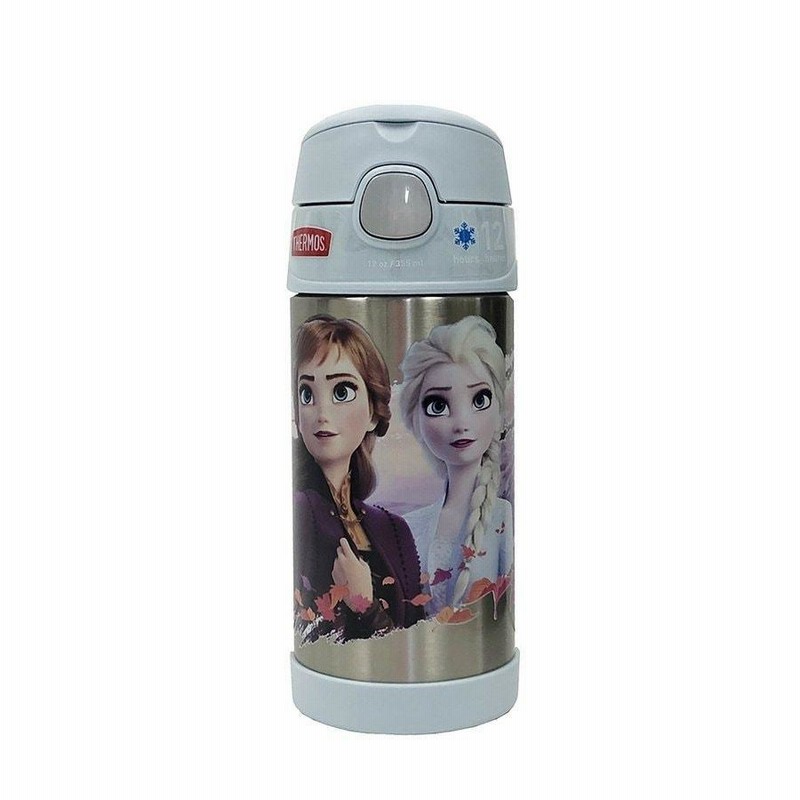 アナと雪の女王 - ディズニー　100周年　マカオ限定　アナと雪の女王　エルサ　水筒　日本未発売 アナと雪の女王2 水筒 サーモス ストローボトル アイスブルー