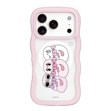 【TOXOXO】艾絲樂小兔｜兔兔臉靠臉：雲朵波波MagSafe iPhone手機殼