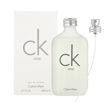 【Calvin Klein】CK ONE 中性淡香水 200ml 總代理公司貨