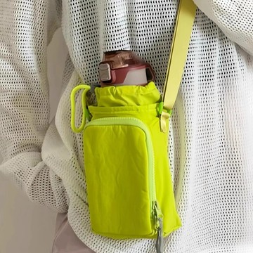 🔥新款🔥輕便手機包男女學生水壺包雨傘包多層單肩斜挎包外出運動水杯挎包防水杯包 出遊斜挎包 防水快乾包 大容量 XON5