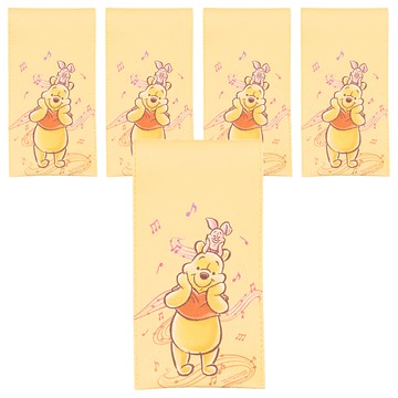 Winnie the Pooh 小熊維尼 百年慶典萬用收納袋 19.5 x 10.1cm  維尼小豬  5個