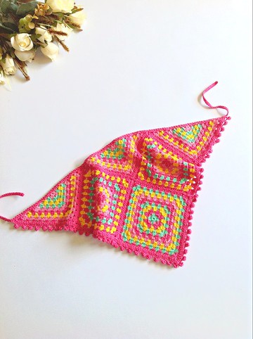 夏日棉方巾奶奶方巾亮