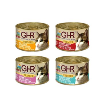 紐西蘭GHR健康主義無穀貓用主食罐 175g x 24入組(購買第二件贈送寵喵樂-貓草玩具x1包)