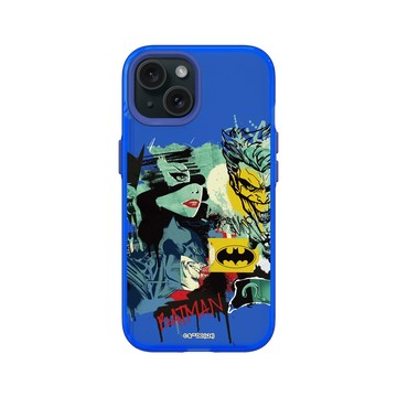 iPhone 15 Clear 激光藍 - Joker - 街頭藝術