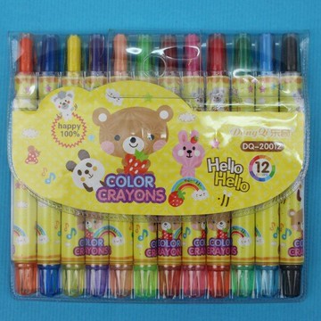 12色旋轉蠟筆 東奇DQ-20012(短型袋裝)/一箱12小盒入(促69) 彩桿-萬【APP滿額下單10%點數(單一帳號最高5000點)】1/31止
