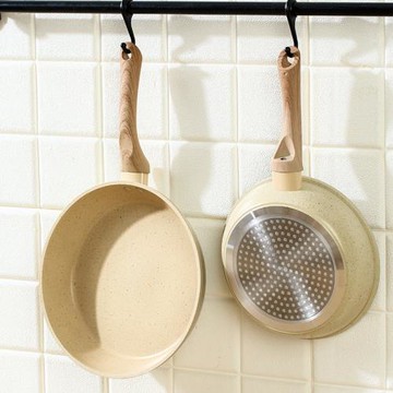 麥飯石不粘鍋平底鍋家用不沾小煎鍋煎雞蛋手抓餅小鍋電磁爐專用