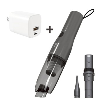 M5手持式無線吸塵器＋GaN 35W快速充電器 M5手持吸塵器+GaN 35W充電器