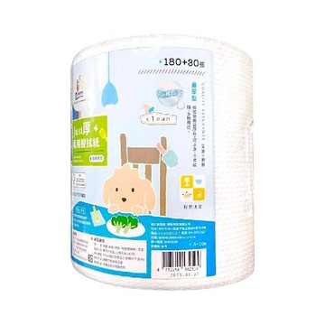 廚房紙巾 泡泡海馬 Just厚 萬用擦拭紙180+30抽 廚房紙巾 多種用途  一組12捲入