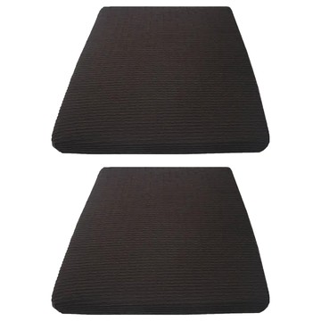 J&N 華柔立體坐墊 2入 聚酯纖維 可水洗 記憶  55 x 55cm  深咖啡