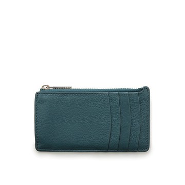 Arch 拉鍊卡片零錢夾-藍綠色