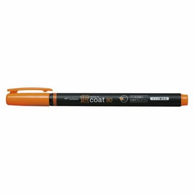 トンボ鉛筆 蛍コート８０・シングルタイプ　橙 WA-SC93 / 橙色 / オフィス用品 筆記具 / 33673